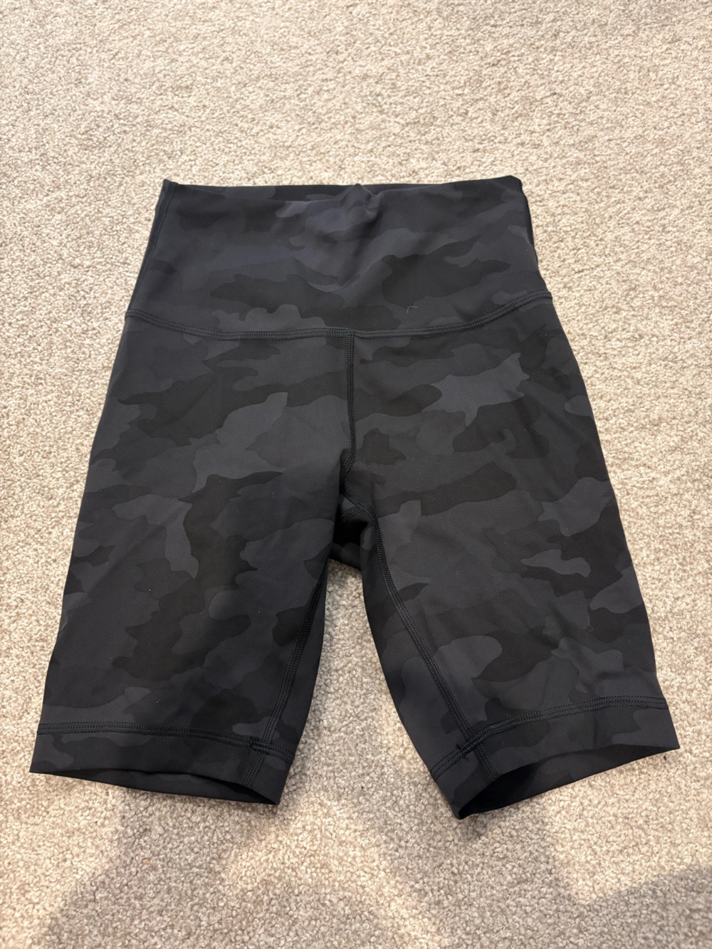 lululemon athletica Black Camo High-Rise Athletic Shorts